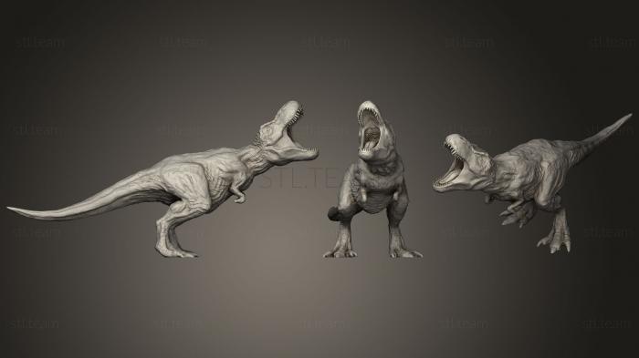 3D модель Парк юрского периода Тираннозавра Рекса (STL)